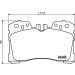 Hella Bremsbelagsatz, Scheibenbremse 8DB 355 006-661