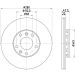 Hella Bremsscheibe 8DD 355 113-321 Hella Bremsscheibe 8DD 355 113-321