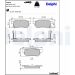 Delphi Bremsbelagsatz, Scheibenbremse LP625 Delphi Bremsbelagsatz, Scheibenbremse LP625