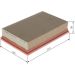 BOSCH F 026 400 104 Luftfilter BOSCH F 026 400 104 Luftfilter