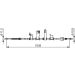 BOSCH Seilzug, Feststellbremse 1 987 482 684 BOSCH Seilzug, Feststellbremse 1 987 482 684