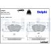 Delphi Bremsbelagsatz, Scheibenbremse LP839 Delphi Bremsbelagsatz, Scheibenbremse LP839