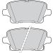 Bremsbelagsatz, Scheibenbremse 302881 Bremsbelagsatz, Scheibenbremse 302881