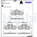 Delphi Bremsbelagsatz, Scheibenbremse LP1105 Delphi Bremsbelagsatz, Scheibenbremse LP1105