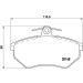 Brembo Bremsbelagsatz, Scheibenbremse PRIME LINE P 85 011 Brembo Bremsbelagsatz, Scheibenbremse PRIME LINE P 85 011