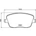 Hella Bremsbelagsatz, Scheibenbremse 8DB 355 018-801 Hella Bremsbelagsatz, Scheibenbremse 8DB 355 018-801