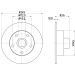 Hella Bremsscheibe PRO 8DD 355 104-231 Hella Bremsscheibe PRO 8DD 355 104-231