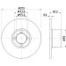 Bremsscheibe 8DD 355 106-161 Bremsscheibe 8DD 355 106-161