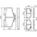 BOSCH Bremsbelagsatz, Scheibenbremse 0 986 424 268 BOSCH Bremsbelagsatz, Scheibenbremse 0 986 424 268