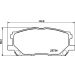 Hella Bremsbelagsatz, Scheibenbremse 8DB 355 010-071