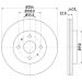 Bremsscheibe 8DD 355 116-541 Bremsscheibe 8DD 355 116-541