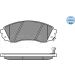 Meyle Bremsbelagsatz, Scheibenbremse MEYLE-ORIGINAL: True to OE 025 245 9717/W