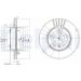 Delphi Bremsscheibe BG2623C Delphi Bremsscheibe BG2623C