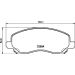 Hella Bremsbelagsatz, Scheibenbremse 8DB 355 009-671