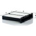 MANN-FILTER CU 21 004 Innenraumfilter, Partikelfilter MANN-FILTER CU 21 004 Innenraumfilter, Partikelfilter
