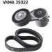 SKF Keilrippenriemensatz VKMA 35022