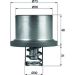 Mahle Thermostat, Kühlmittel BEHR THD 2 89