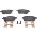 BOSCH Bremsbelagsatz, Scheibenbremse 0 986 494 612