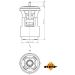 NRF Thermostat, Kühlmittel 725133 NRF Thermostat, Kühlmittel 725133