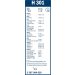 BOSCH H 301 Scheibenwischer Rear 3 397 004 629