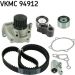 Wasserpumpe + Zahnriemensatz VKMC 94912 Wasserpumpe + Zahnriemensatz VKMC 94912