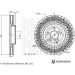 Blue Print Bremsscheibe ADBP430036