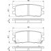 BOSCH Bremsbelagsatz, Scheibenbremse 0 986 461 768 BOSCH Bremsbelagsatz, Scheibenbremse 0 986 461 768