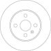 TRW Bremsscheibe DF4344 TRW Bremsscheibe DF4344