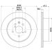 Hella Bremsscheibe 8DD 355 112-881