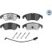 Meyle Bremsbelagsatz, Scheibenbremse MEYLE-PD: Advanced performance and design 025 247 4319/PD