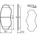 BOSCH Bremsbelagsatz, Scheibenbremse 0 986 494 855 BOSCH Bremsbelagsatz, Scheibenbremse 0 986 494 855