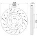 Hella Bremsscheibe PRO 8DD 355 120-351