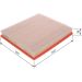 BOSCH F 026 400 596 Luftfilter