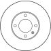 TRW Bremsscheibe DF1518