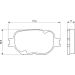 BOSCH Bremsbelagsatz, Scheibenbremse 0 986 424 808 BOSCH Bremsbelagsatz, Scheibenbremse 0 986 424 808