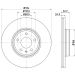 Hella Bremsscheibe Pro High Carbon 8DD 355 128-711