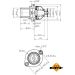 NRF Thermostat, Kühlmittel EASY FIT 725035
