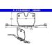 ATE Feder, Bremssattel 11.8116-0008.2 ATE Feder, Bremssattel 11.8116-0008.2