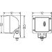 Hella Arbeitsscheinwerfer 1GA 007 506-001 Hella Arbeitsscheinwerfer 1GA 007 506-001