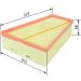 BOSCH F 026 400 126 Luftfilter BOSCH F 026 400 126 Luftfilter