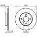 BOSCH Bremsscheibe 0 986 479 B30
