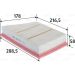 Valeo Luftfilter 585451