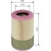 BOSCH F 026 400 068 Luftfilter