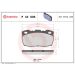 Brembo Bremsbelagsatz, Scheibenbremse PRIME LINE P 44 005