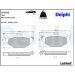 Delphi Bremsbelagsatz, Scheibenbremse LP1252