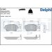 Delphi Bremsbelagsatz, Scheibenbremse LP1865 Delphi Bremsbelagsatz, Scheibenbremse LP1865
