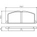 BOSCH Bremsbelagsatz, Scheibenbremse 0 986 468 701 BOSCH Bremsbelagsatz, Scheibenbremse 0 986 468 701