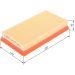 BOSCH 1 457 433 686 Luftfilter