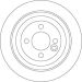 TRW Bremsscheibe DF6523