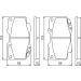 BOSCH Bremsbelagsatz, Scheibenbremse 0 986 494 497 BOSCH Bremsbelagsatz, Scheibenbremse 0 986 494 497